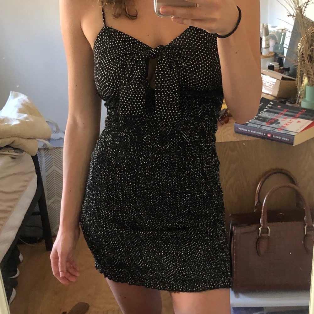 Lulus Emory Park Polka Dot Dress